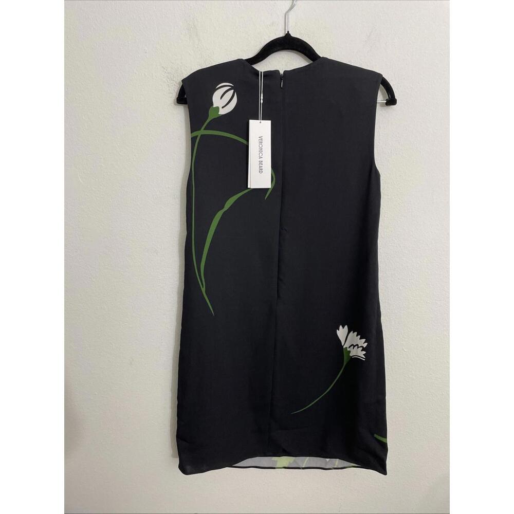 Veronica Beard Cromwell Black Floral print Shift Dress size 4 NWT $498 msrp - Picture 7 of 7